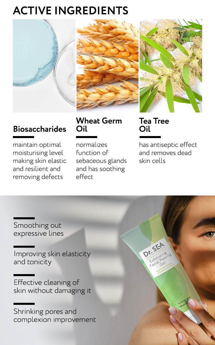 Exfoliating Facial Peeling Gel - 100 ml