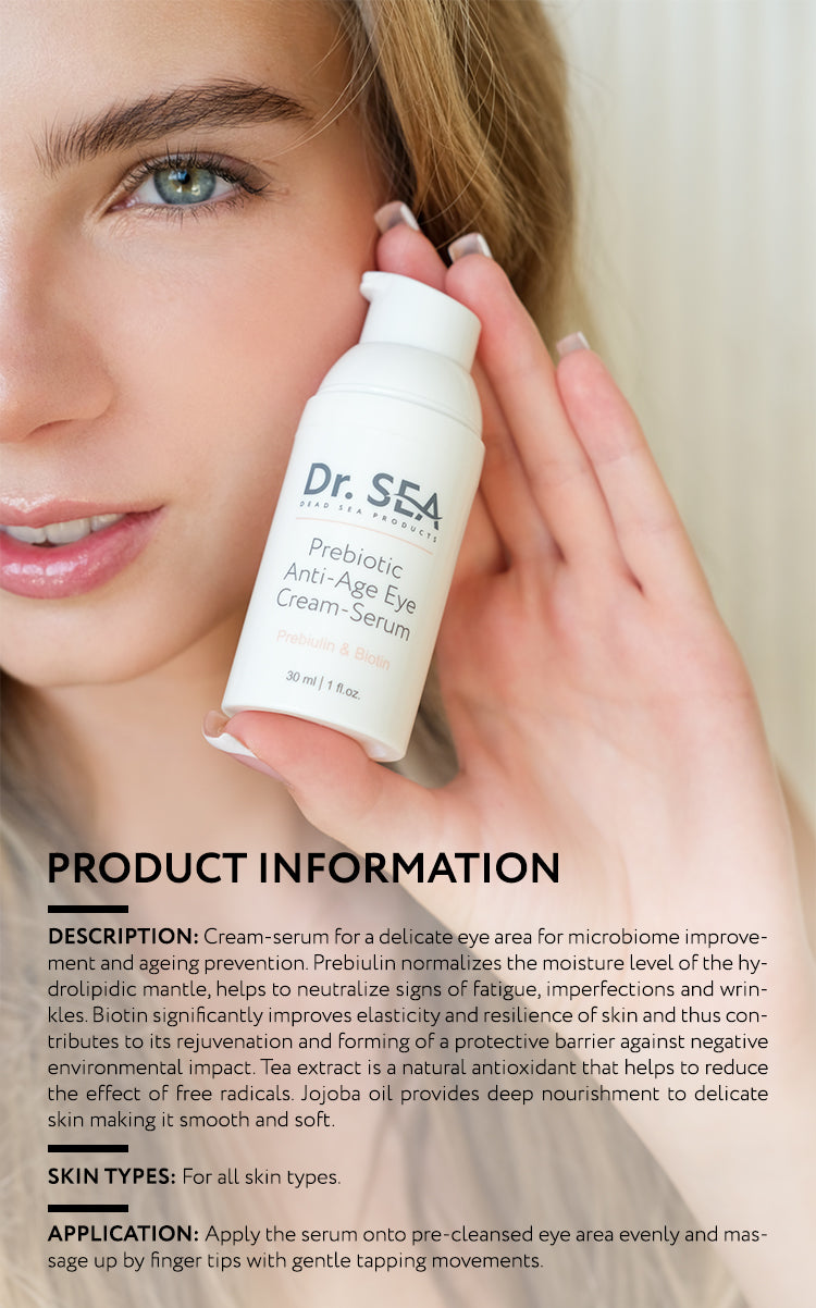 Prebiotic Anti-Age Eye Cream-Serum - 30 ml
