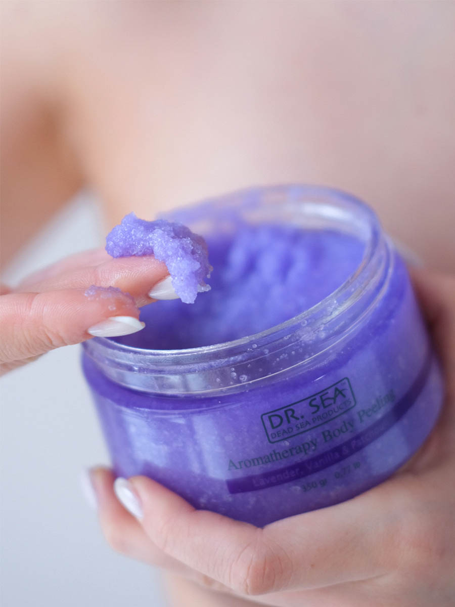 Aromatherapy Body Peeling – Lavender, Vanilla & Patchouli - 350 gr