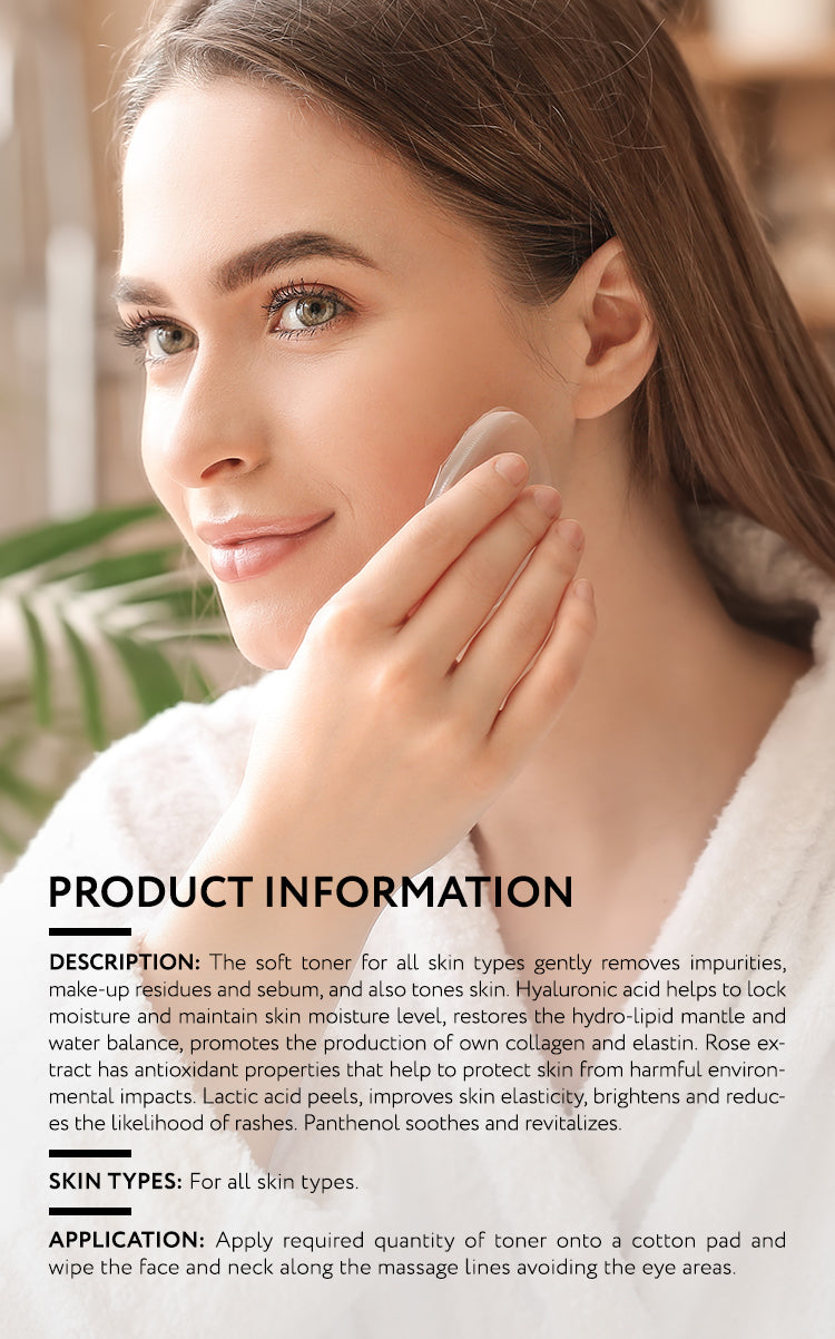 Mineral Cleansing Tonic Hyaluronic Acid & Rose
