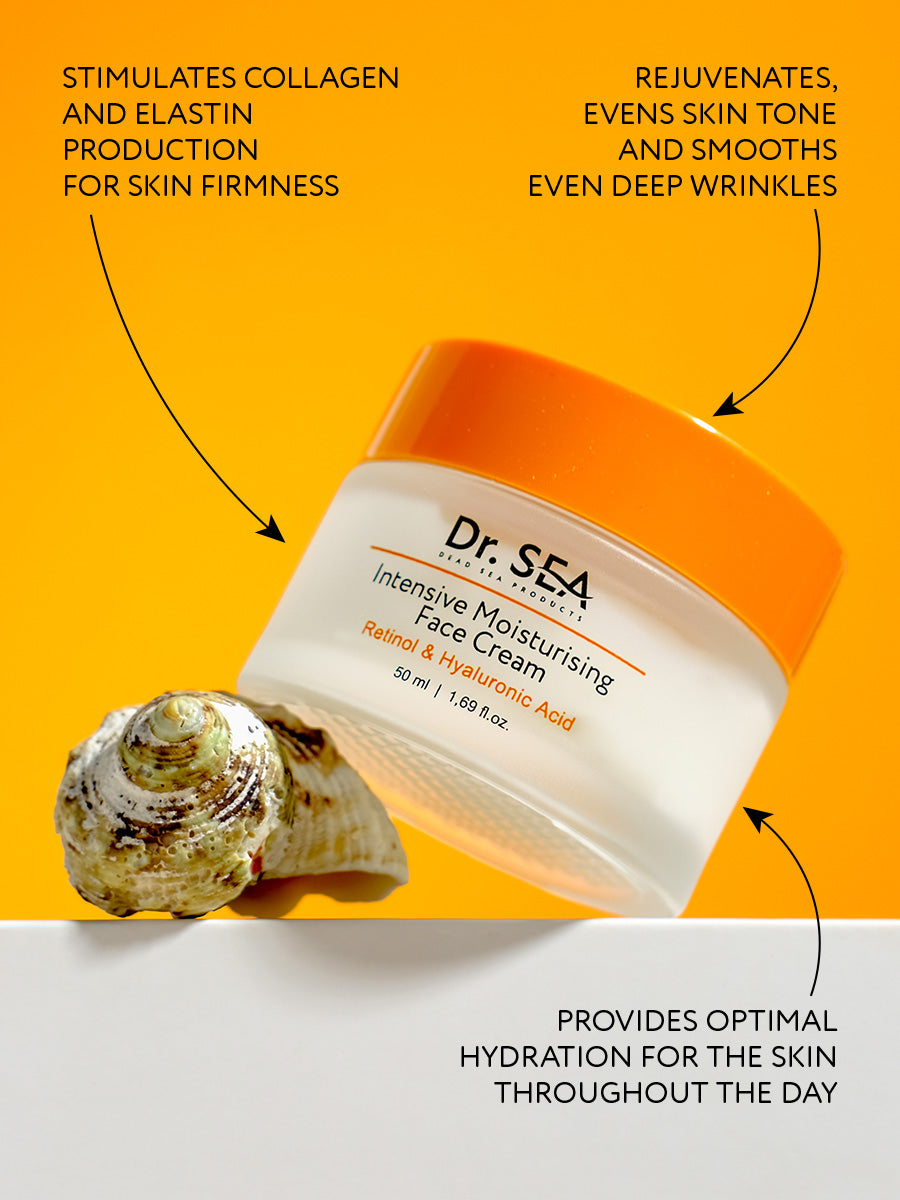 Intensive Moisturising Face Cream - Retinol & Hyaluronic Acid - 50 ml