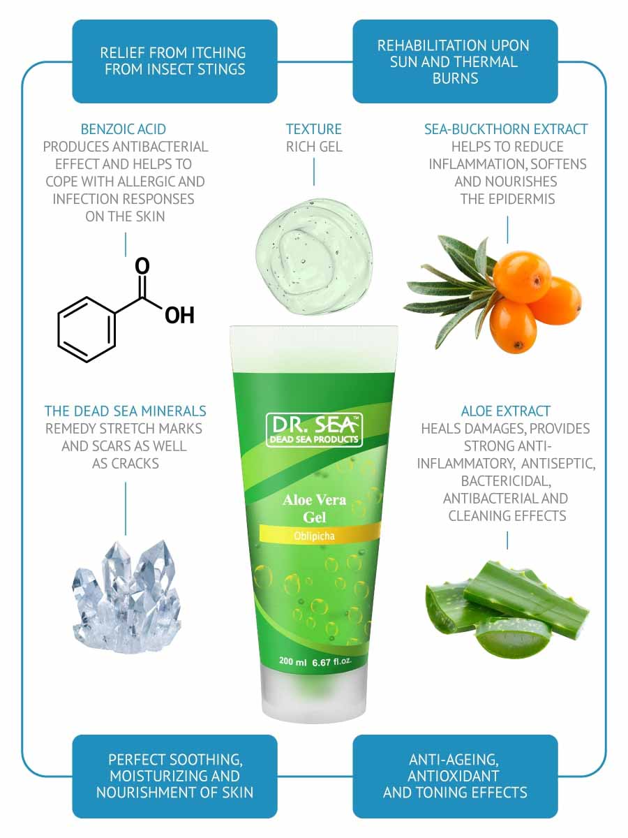 Aloe Vera Gel Oblipicha – 200 ml