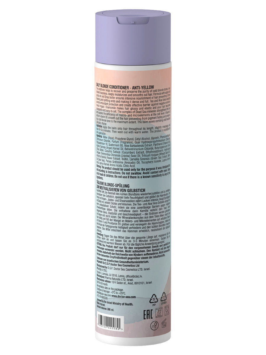 Daily Blonde Conditioner - Anti-Yellow - 300 ml