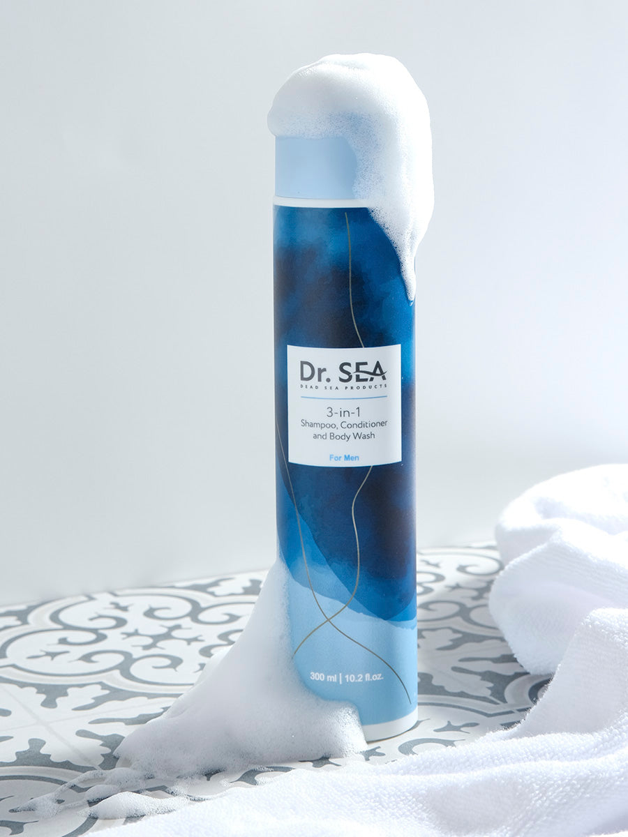 3 - In - 1 For Men: Shampoo, Conditioner And Body Wash - 300 ml