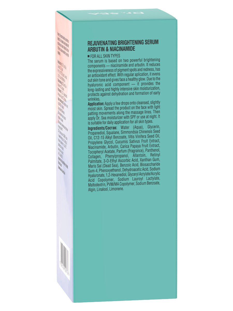 Rejuvenating Brightening Serum - Arbutin & Niacinamide - 30 ml