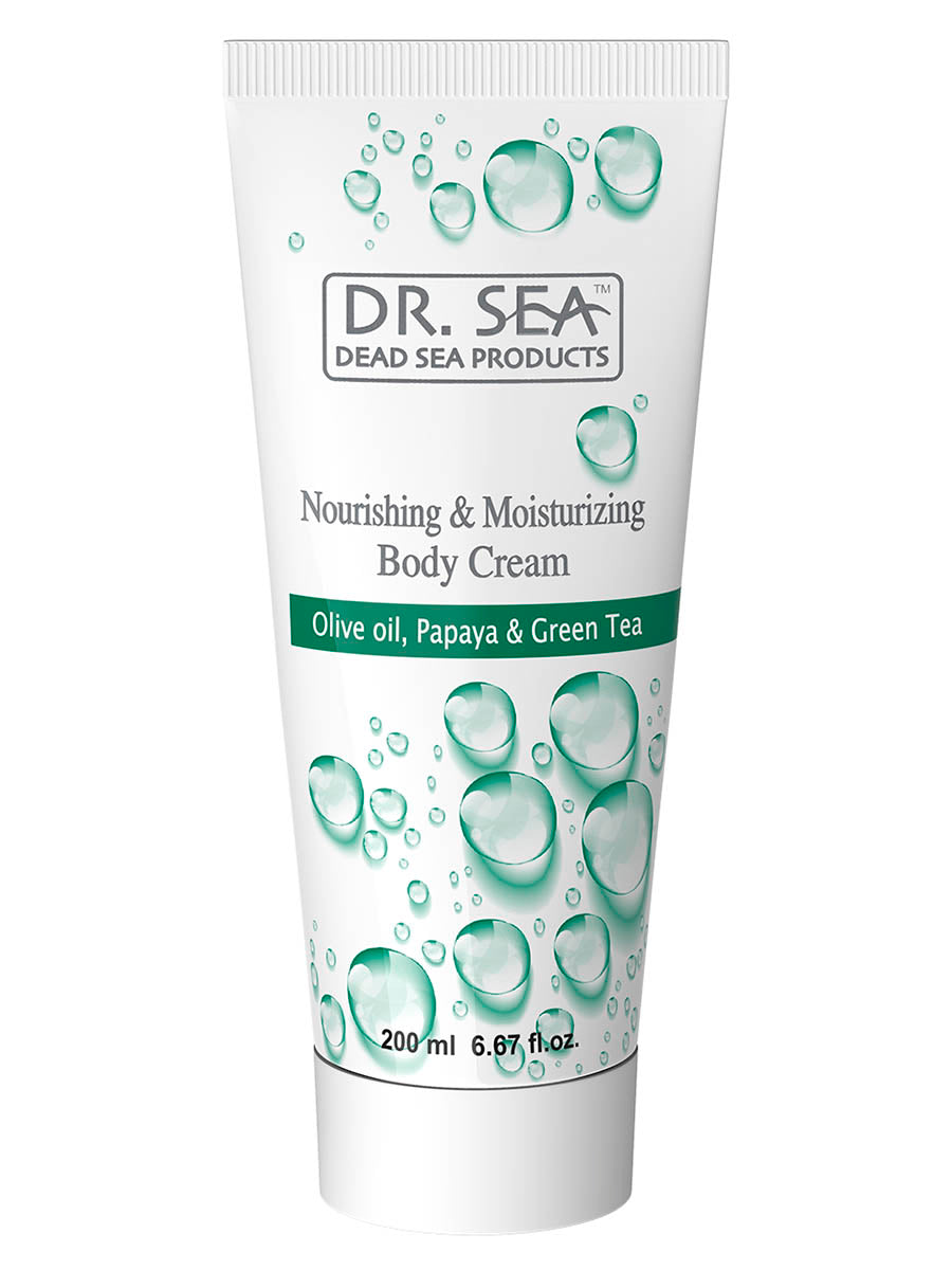 Nährende und feuchtigkeitsspendende Körpercreme – Olivenöl, Papaya und grüner Tee – 200 ml