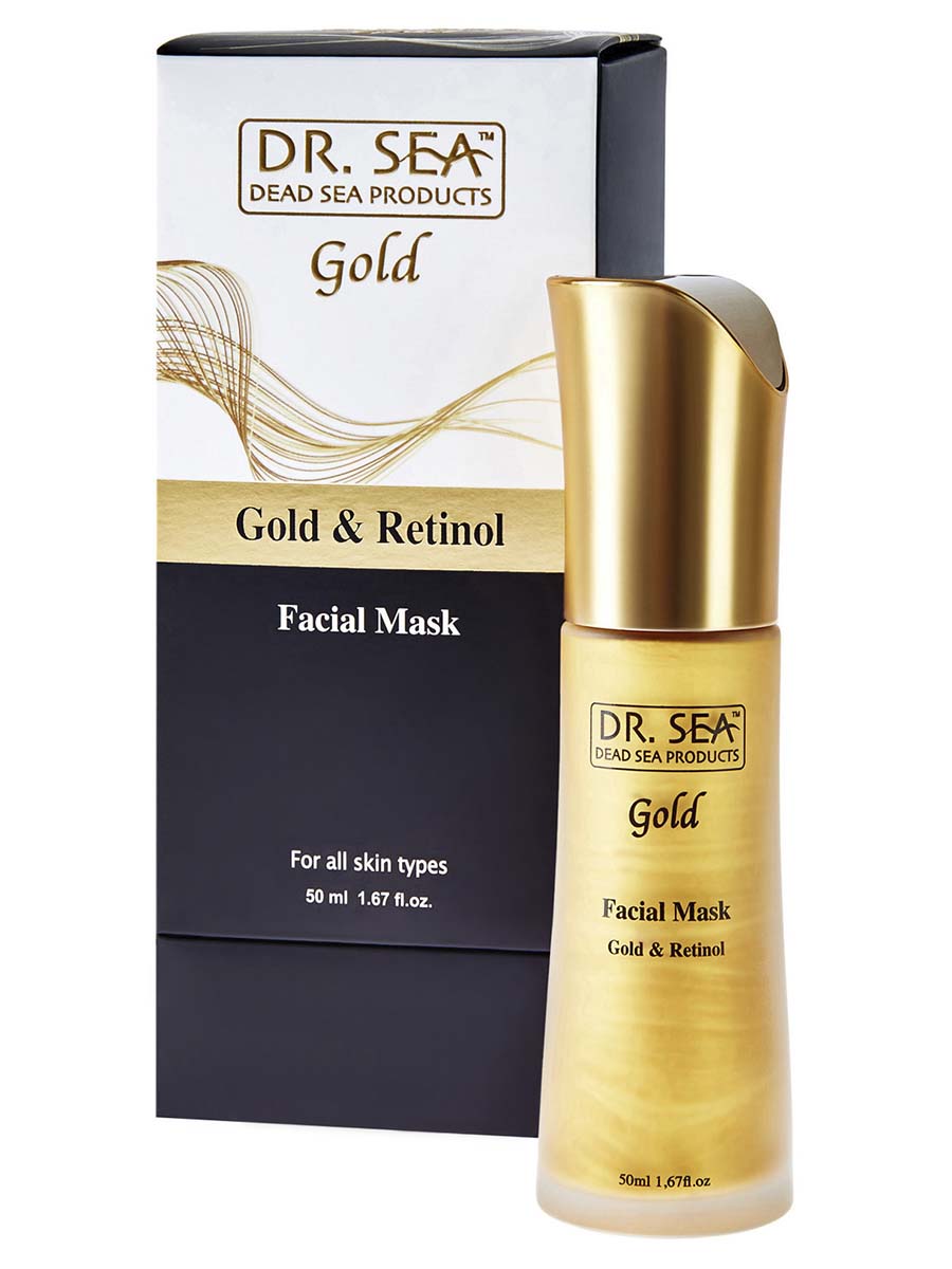 Mascarilla facial con oro y retinol - 50 ml