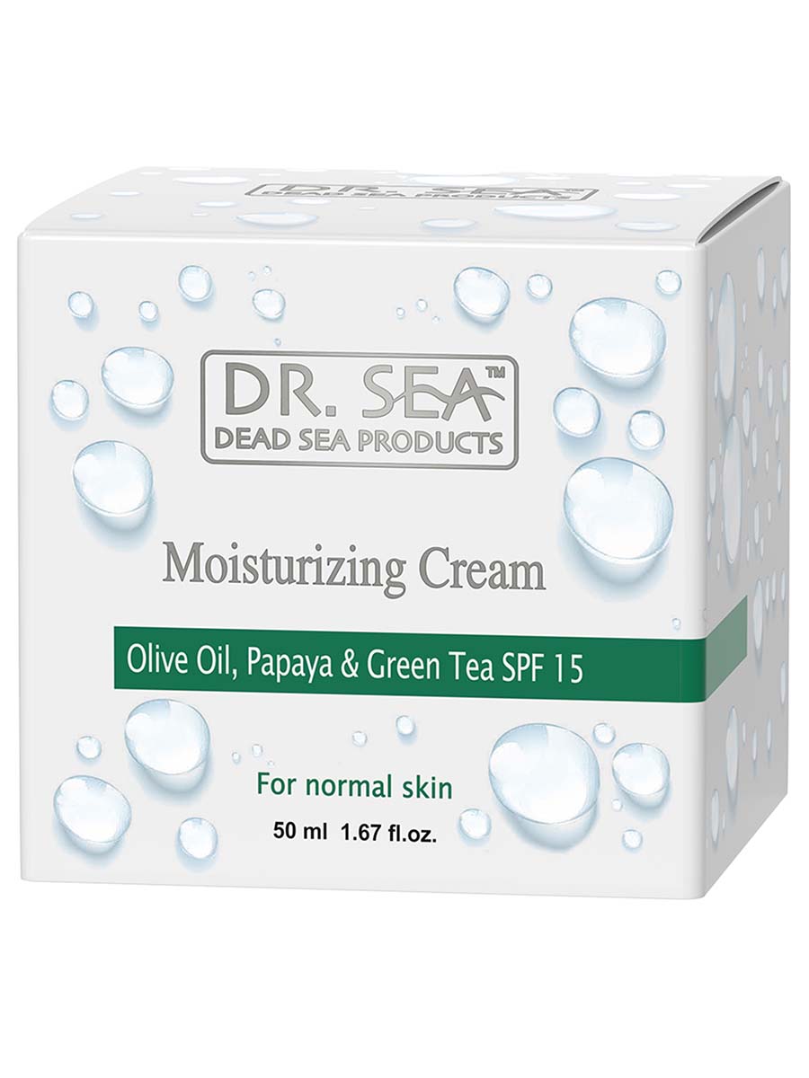 Moisturizing Face Cream - Olive Oil & Papaya & Green Tea SPF 15 - 50 ml