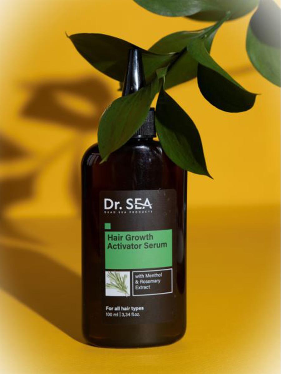 Serum - activador del crecimiento del cabello con mentol y extracto de romero - 100 ml