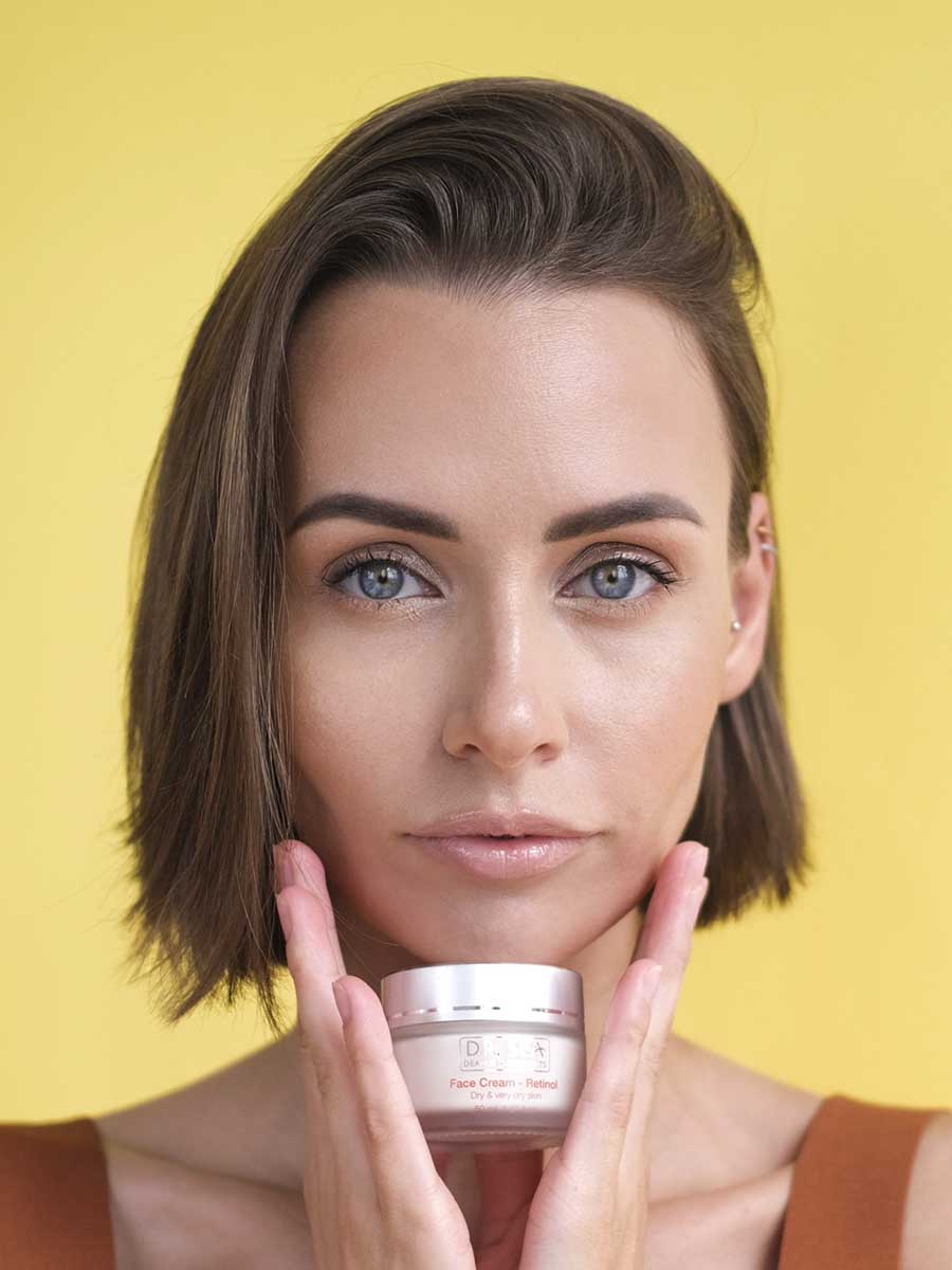 Gesichtscreme für trockene und sehr trockene Haut mit Retinol – 50 ml