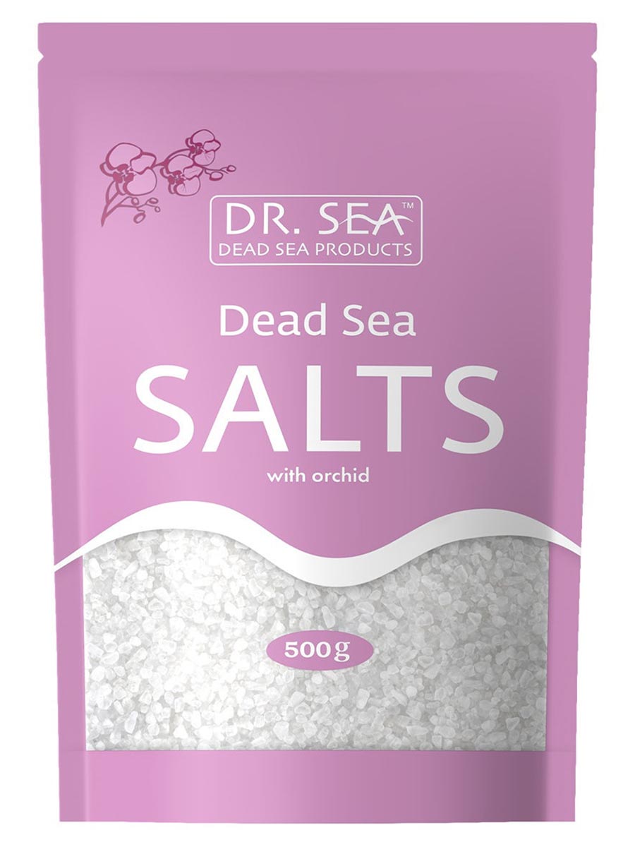 Dead Sea salt with orchid extract 500g