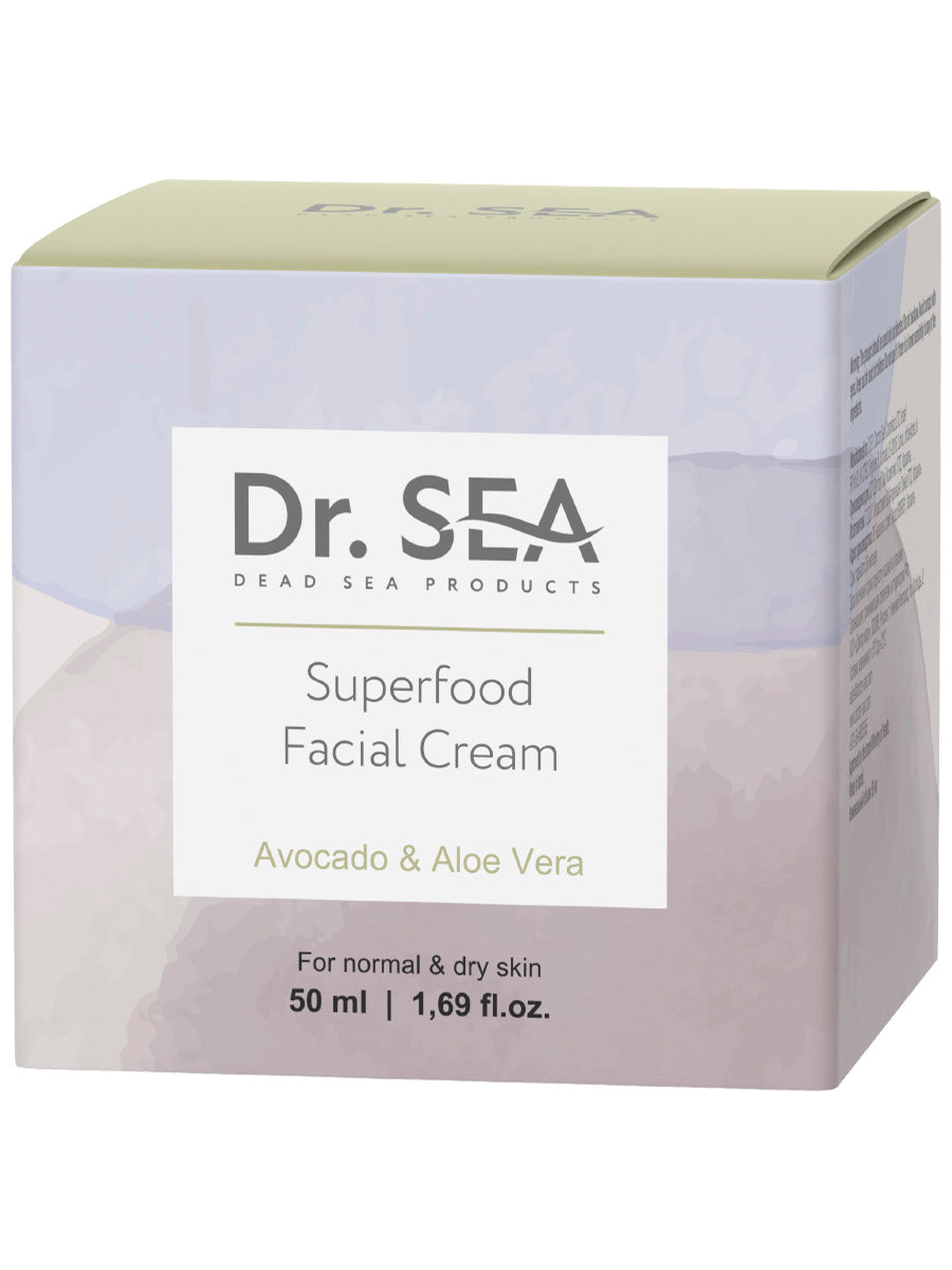 Superfood Facial Cream - Avocado & Aloe Vera - 50 ml