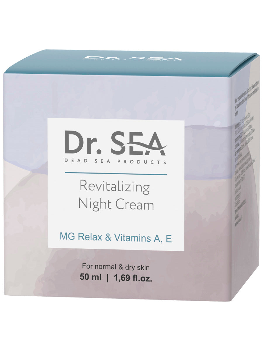 Revitalizing Night Cream - Mg Relax & Vitamins A, E - 50 ml