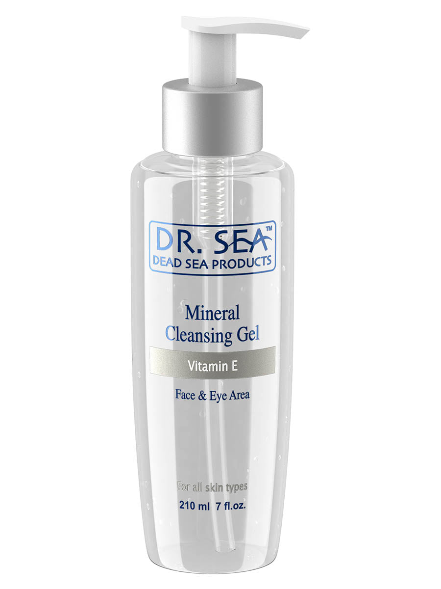 Mineral Cleansing Gel –  Face & Eye Area – Vitamin E - 210 ml