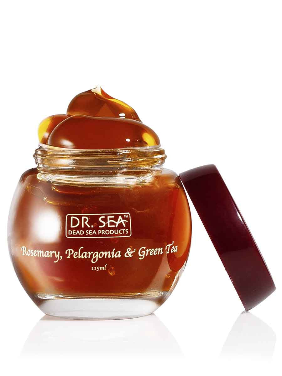 Rosmarin-, Pelargonien- und Grüntee-Gesichtsmaske – 115 ml