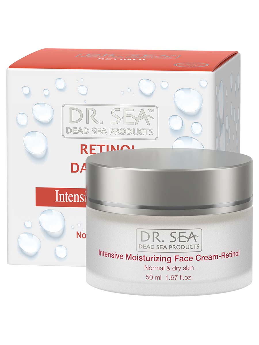 Intensiv feuchtigkeitsspendende Gesichtscreme mit Retinol für normale und trockene Haut – 50 ml